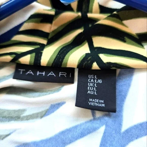 Tahari Slouch Collared Sleeveless top - Picture 3 of 3